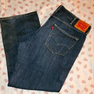 Levi's relaxed straight jeans, men's 40x32.